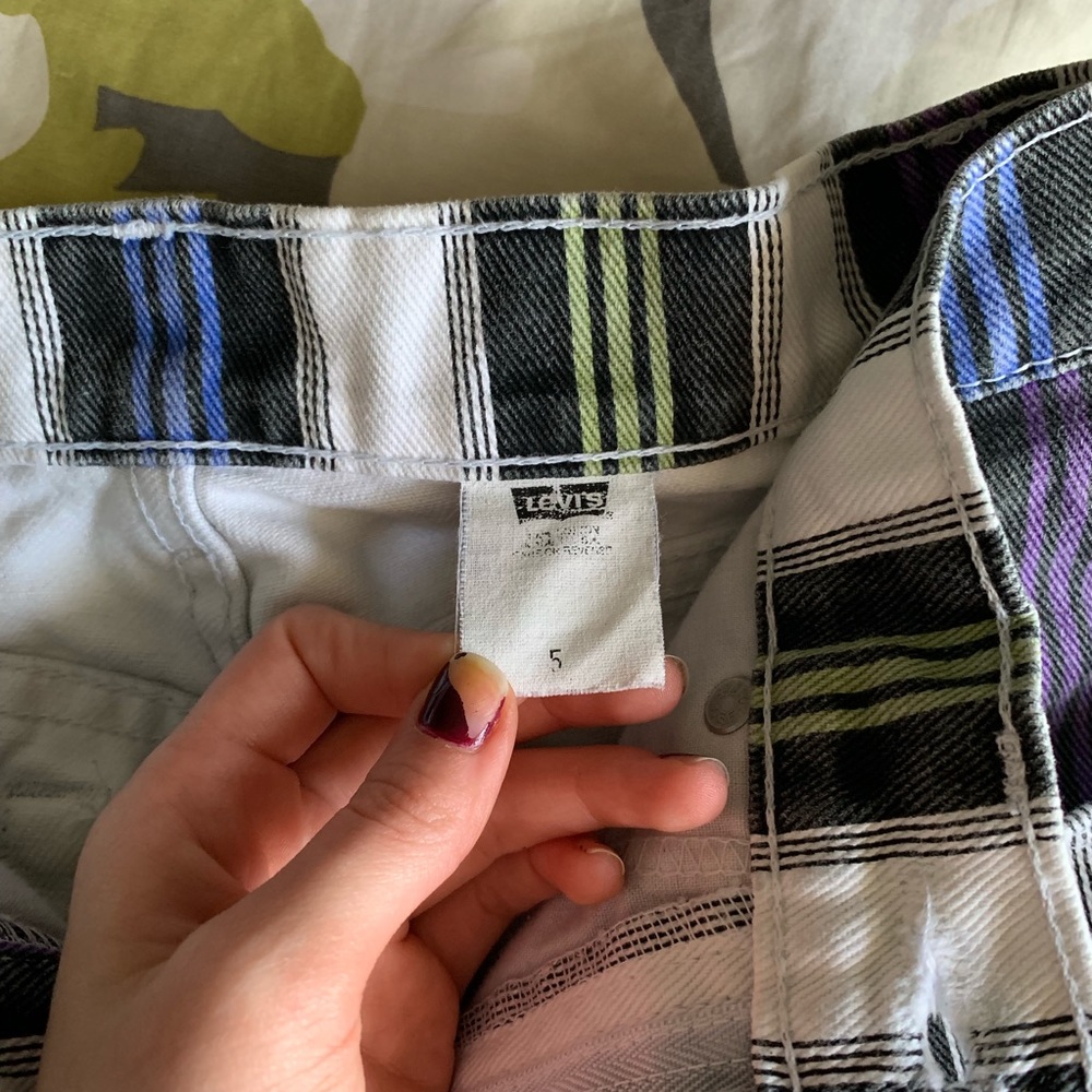 LEVIS / striped denim - Picture 5 of 5